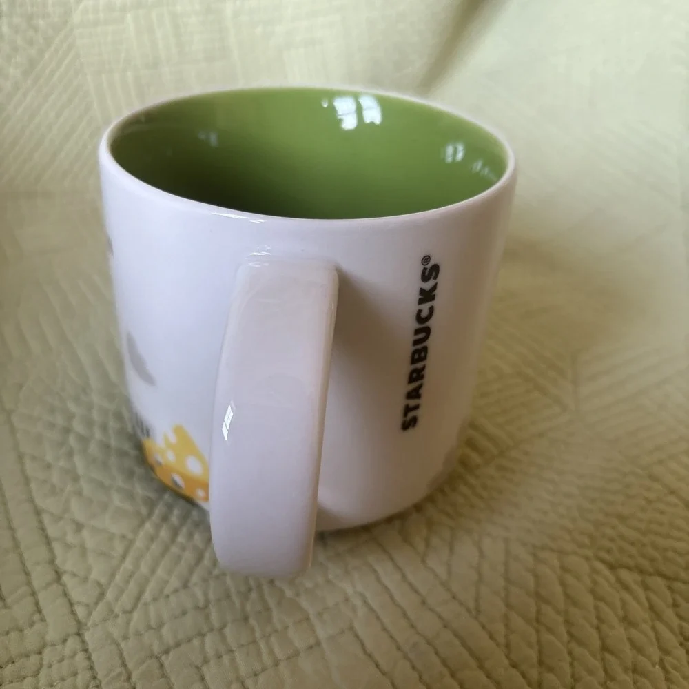 Starbucks You Are Here Collection Wisconsin Coffee & Tea Mug, White/Green